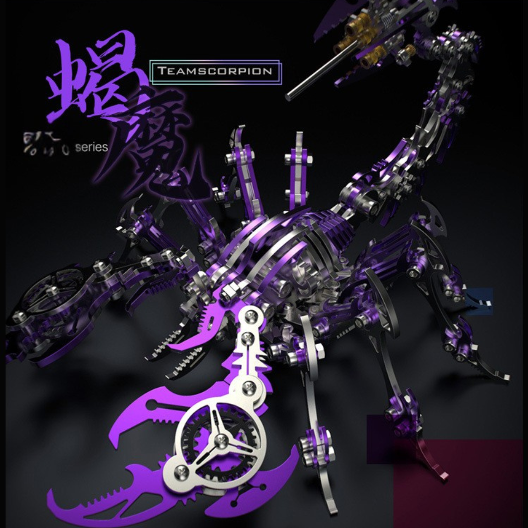 Scorpion™ — Puzzle 3D en Acier Inoxydable