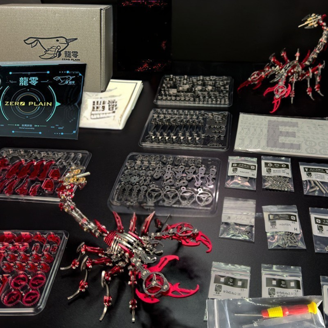 Scorpion™ — Puzzle 3D en Acier Inoxydable