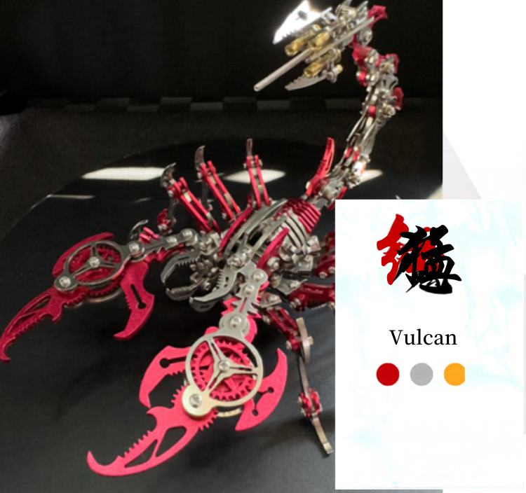 Scorpion™ — Puzzle 3D en Acier Inoxydable