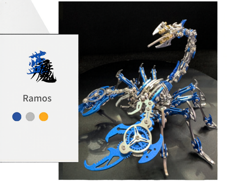 Scorpion™ — Puzzle 3D en Acier Inoxydable